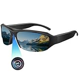 Nisanuki Mini Kamera, Brille mit Kamera, Action Cam 1080P Aktualisierte Tragbare Videobrille Sonnenkamerabrille Für Outdoor, Reisen, Sport