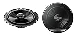 Pioneer TS-G1720F 2-Weg-Koaxiallautsprecher für Autos (300 W), 17 cm, kraftvoller Klang, IMPP-Membran für optimalen Bass, 40 W Eingangsnennleistung, 49.7 mm Einbautiefe, schwarz, 2 Lautsprecher