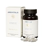 AMBIVITALIS ENZYME PLUS - Sorgt für ein verbessertes Energieniveau - 60 Kapseln - 11 aktive Inhaltsstoffe - Made in Germany