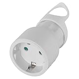 EMOS Schuko-Steckdose ohne Kabel, Ersatz-Buchse aus Kunststoff, Kabel-Kupplung mit erhöhtem Berührungsschutz, für Kabelquerschnitt 1,5 mm2, 3 680 W, IP20 Innenbereich, 250 V/16 A max., weiss