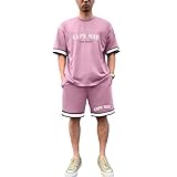 NOBERO Herren Coord-Set, Mauve, XL