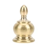 WATIIFUFU Zubehör für Tischlampen Lampenschirmknopf leichte Kappen retro dekoration schlafzimmer bedroom decoration einfacher Lichtkappenknopf Tischleuchte Kappen Knopf Kupfer Golden