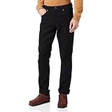 Wrangler Herren Red Kabel Regular Jeans, Black Rinse, 36W / 32L EU