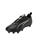 PUMA Ultra 5 Play FG/AG Jr Soccer Shoe, Black White, 37 EU