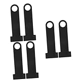 3 Paare Motorradhelmhalter Helmgurt-ringverschlussverlängerungen Ringschlossverlängerungen Für Motorradhelme Universelles Motorradhelm-Riemen-ringschloss Aluminiumlegierung Black ULTECHNOVO