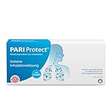 PARI Protect Isotonische Kochsalzlösung zum Inhalieren für Säuglinge, Kinder und Erwachsene – 20 Ampullen á 2,5ml Inhalationslösung – 1,3% Ectoin, Meersalz, Wasser – Steril, ohne Konservierungsstoffe