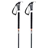 K2 Unisex – Erwachsene Scepter Black Skistock, 135 cm