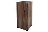 dasmöbelwerk Pflanzgefäß Pflanzkasten Blumenkasten Akazienholz 33x72 cm mit Einsatz