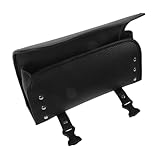 HANABASS Motorcycle Satteltasche PU Leder Organizer Gabeltasche Seiten Werkzeug Rolltasche Strapazierfähig Für Motorradfahrer Alltag und Touren