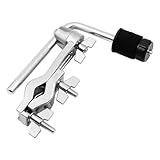Hsthe Sea Beckenständer Klemme mit Galgenarm, Drum Set Verlängerung Halterung für Percussion Instrumente, Durable Drum Hardware Zubehör
