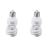 Darmlly 2X Uvb 13 Watt Reptil Glühbirne Uv Lampe Vivarium Terrarium Schildkröte Schildkröte Schlange Haustier Heizung Glühbirne 220 V-240 V (Uvb10.0)