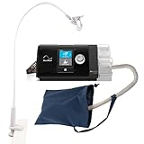 CPAP Schlauchhalter und CPAP Maske Aufbewahrungsbeutel Set,1 Stück CPAP Schlauchheber Schlauchunterstützung und Beatmungsmaske Lagerung Tasche,Verstellbar und Hält Ihre Maske Sauber