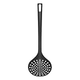 Chef Aid Nylon-Schaumlöffel, BPA-freies Küchenutensil für Antihaft-Pfannen, Schwarz