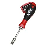 sopomarkt24 Schraubendreher Teleskop Magazin Bithalter mit 8 Bits – PH, PZ, Schlitz – Längenverstellbar 50-85mm – Ergonomischer SoftFinish Griff – Made in Germany – Schnellwechsel System