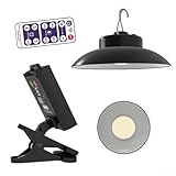 SPORTARC Sonnenschirmlampe für den Außenbereich, solarbetriebene Licht-Fernbedienung für Gartenparty, Power-Anzeige (drei Farben)