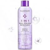 Glamonade Acetone Nagellackentferner: Soak off Gel Uv Nagellackentferner Angereichert Mit Natürlichem Traubenkernöl 8 Fl oz für Acryl Nagelkleber Dip Pulver für Home Salon