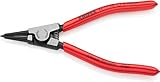 KNIPEX Sicherungsringzange für Außenringe auf Wellen mit Kunststoff überzogen schwarz atramentiert 140 mm 46 11 A0
