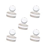 Geardeangloow 5 Set Puderpressstempel DIY Foundation Rouge Stempel für Make-up 2,5 x 3 cm