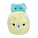 Squishville by Squishmallows Offizielles Kellytoy Plüsch Squishy Soft Mini Diego The Elephant in Truck
