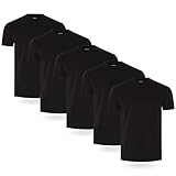 FM London Herren-T-Shirt (3/5er-Pack) - Hochwertige T-Shirts mit leicht tailliertem Design - Superweiches T-Shirt aus 100% Baumwolle - Stretch-Herren-T-Shirts für jeden Anlass geeignet