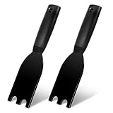 COMNICO 2 Stück Grillschaber hitzebeständiger Nylonspatel Grillspatel hitzebeständiges Reinigungswerkzeug für George Foreman Indoor Grills