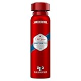 Old Spice Whitewater Deodorant Körperspray für Herren 150 ml, 48 h Frische, 0 % Aluminiumsalze, keine weißen Rückstände und gelben Flecken