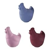 ZEPFJHE Eier, Flüssigkeitstrenner, Silikon, Hühnerform, Trennwerkzeug, Lebensmittelfilter für Haushalt, Küche, Camping, Eiertrenner, Küchenhelfer