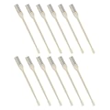 Generisch 12 Stück Nasenhaarschneide Manuell Beigefarben Nasenhaartrimmer für Männer und Frauen ohne Batterie für Nasenreinigung und Körperpflege