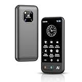 AI Übersetzer Sprachübersetzer mit großem Display, 99,9% Genauigkeit, unterstützt Offline-Übersetzung, Foto-Übersetzung, Lange Akkulaufzeit, 1500 mAh wiederaufladbarer Akku