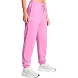 Under Armour Damen Rival Terry Jogger Sweathose, (638) Stellar Pink/Weiß, XX-Large