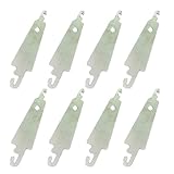 Supvox 100 Stück Nadeleinfädler aus Edelstahl Leichte Einfädelhilfe für Nadeln mit Langem Öhr Nähzubehör für Kreuzstich und Handarbeiten