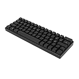 Mechanische Gaming-Tastatur, Gaming-Tastatur mit Langer Akkulaufzeit für Gaming für Office for Home (Brauner Schalter)