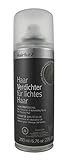 Hairfor2 Haarverdichtungsspray gegen lichtes Haar | Haarpuder | Streuhaar | Haarauffüller | Haarausfall | Haarverdichter (200ml, Mittelbraun)