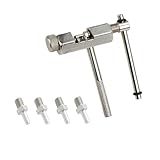 JUMPLAWN Fahrrad Kettenwerkzeug aus Hochwertigem Stahl Langlebiger Kettenspalter mit Ersatzstiften Präziser Kettennieter für Mountainbikes und Rennräder Kompakt und Einfach zu Bedienen für