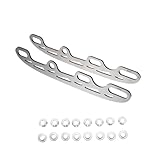 Anneome 1 Set Rollscheibenklingen Skating Schuhklingen Rollerklingen Ersetzungen