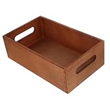 EXHUMKY Werkzeug-aufbewahrungskiste, Massivholz-, Kistenbehälter, Desktop-, Holz-desktop-kistenbox, Holz-werkzeugkiste, Holzkistenbox