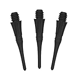 CyeeLife Professionelle Dartpfeil-Spitzen Schwarz 100pcs Sports 2BA Dart Tips Points (CL04 Stil)