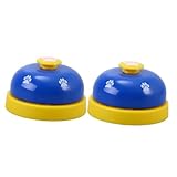BUGUUYO 2 Stück Welpen Trainingsglocken Haustier Klingel Spielzeug Haustier Kommunikationsglocke Katzen Töpfchen Trainingsglocke Hunde Katzen Türklingel Training Hunde Türklingel