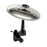 Ozemori Schlagzeug Auto, Auto Crash Becken, Auto Schlagzeug, Car Cymbal, Crash-Becken, Perfekt Für Mobile Musik-Sessions Unterwegs, Für Musiker Und Schlagzeug-Fans, Mini Car Drum (Silber)