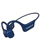 SANOTO Knochenschall Open Ear Kopfhörer Bluetooth 5.0 Sport Bone Conduction Kabellos IPX7 wasserdichte Schweißfeste Sportkopfhörer für Läufer Fahrrad Radfahren Fitness