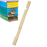 Bienenstockschutz aus Holz – Eingangsreduzierrahmen, starker Mausblocker, schützender Bienenstopper | Langlebiges Imkereiwerkzeug zur Kontrolle der Bienenstocksicherheit und der Bienenhaltung