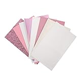 Uonlytech 8 Blatt Teiliges Faux Lederbögen Weiche Kunstleder Zuschnitte in Pastellfarben Vielseitig für DIY Basteln Nähen und Handarbeiten Feiner Verarbeitung