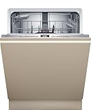 NEFF S155EAX16E, N 50, Smarter Geschirrspüler Vollintegriert 60 cm, Spülmaschine Made in Germany, Besteckkorb, Open Dry, starke Reinigung mit Chef 70ºC, höhenverstellbarer Oberkorb, Info Light