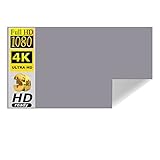 Projektorleinwand, Projektionswand, reflektierendes Stofftuch, hohe Helligkeit, 72, 84, 92, 100, 110, 120, 130, 133 Zoll for DLP-LED-3D-Projektor-Beamer, für Zuhause, draußen, drinnen(92 inch)