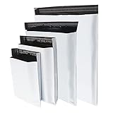 Rshuhx Versandtaschen Plastik Versandtaschen Warensendung A3/A4/B4/C5 Gemischt 100Stück Blickdicht Selbstklebend Versandtüten für Kleidung Gütern Textilien Logistikverpackungen Transport Geschenktüten