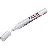 TRIXES Weißer Reifenmarker Lackstift für Fahrrad- und Autoreifen - Verleiht Alten Reifen einen sportlichen neuen Look - Weißer Permanentmarker - Geeignet für Metall, Glas, Papier, Karton und Holz