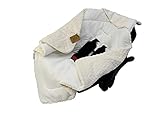 Bo DANKA® Einschlagdecke für Babyschale, Kinderwagen und Kindersitze - Baby Decke für Neugeborene in idealer Größe 80x80cm mit Kapuze und Klettverschluss für Winter und Sommer