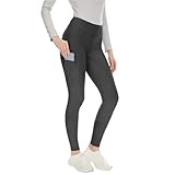 CGUOHU Reithose Winter Verdickte Reithose for Damen, Vollsilikon, Sport- und Wettkampfbekleidung for(Grey,S)