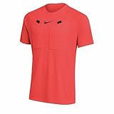 NIKE Dri-Fit Referee Iii Kurzarm-Fußball-Schiedsrichtertrikot Für Herren, Bright Crimson/Black/Black, HV8319-635, XS