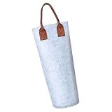Einzelne Weintasche – Flaschenträger aus Filz, Reisehalter mit isoliertem Design, Flaschentasche mit leichter Konstruktion, Weinzubehör, Flaschentasche zum Tragen von Champagner und anderen Flaschenge